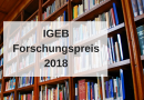 IGEB Forschungspreis 2018