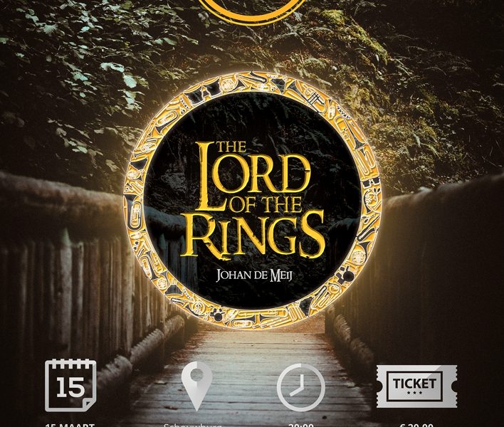 Jubiläumskonzert Lord of the Rings Plakat