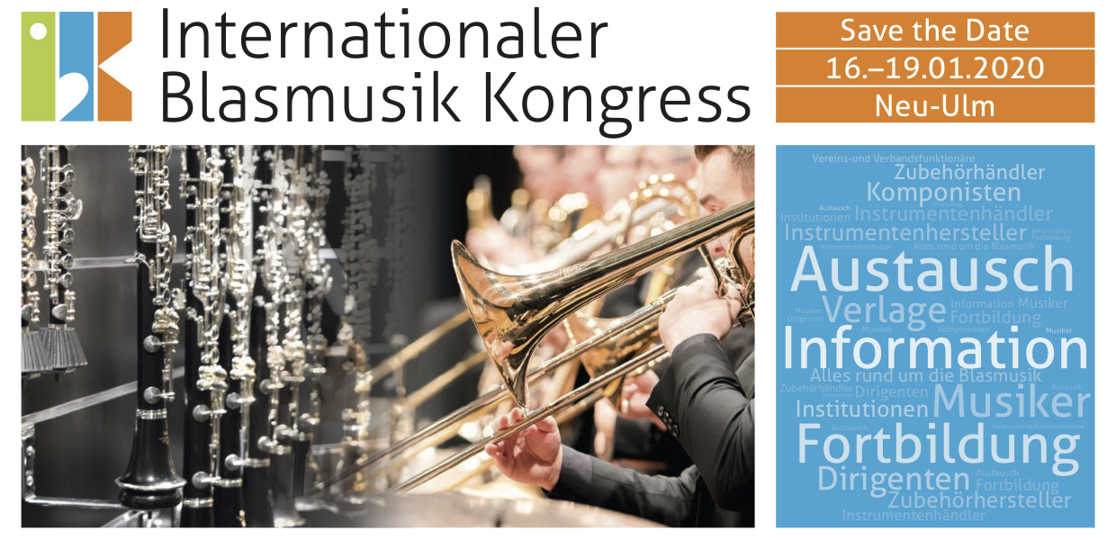 IBK Internationaler Blasmusik Kongress 16. - 19. Januar 2020