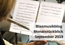 Blasmusikblog Monatsrückblick September 2019