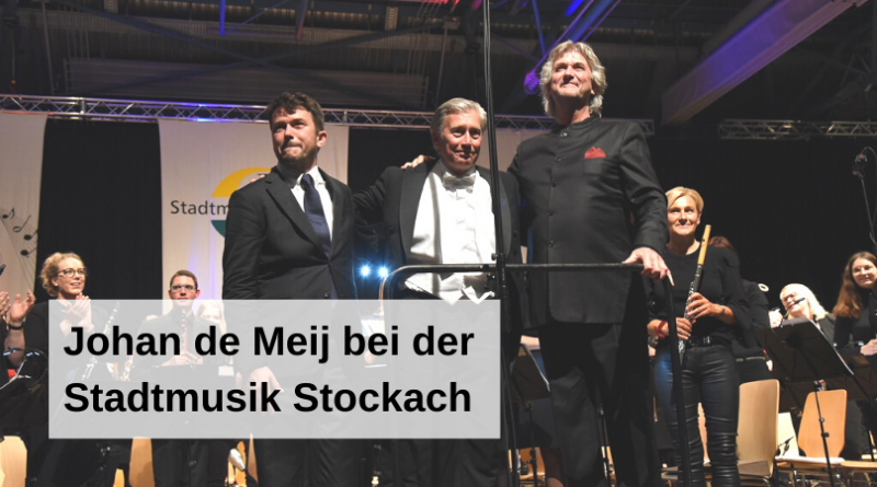 Johan de Meij bei der Stadtmusik Stockach
