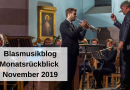 Blasmusikblog Monatsrückblick November 2019