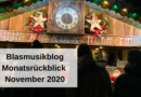 Blasmusikblog Monatsrückblick November 2020
