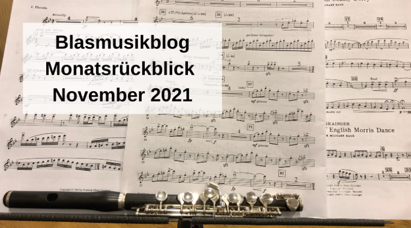Blasmusikblog Monatsrückblick November 2021