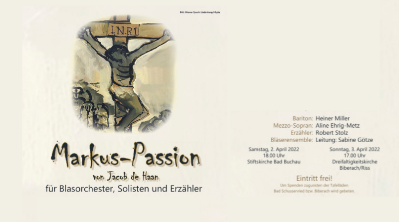 Markus-Passion Jacob de Haan