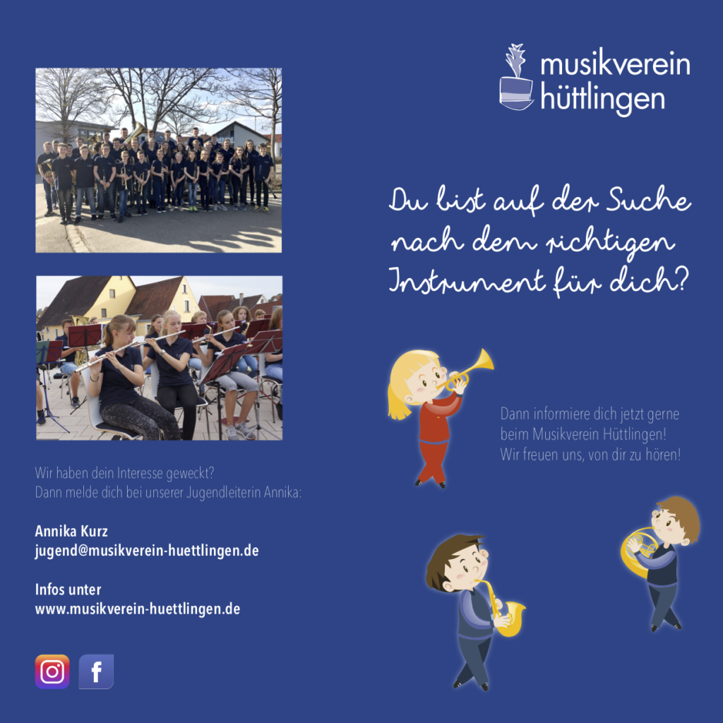 Flyer Musikverein Hüttlingen Seite 1