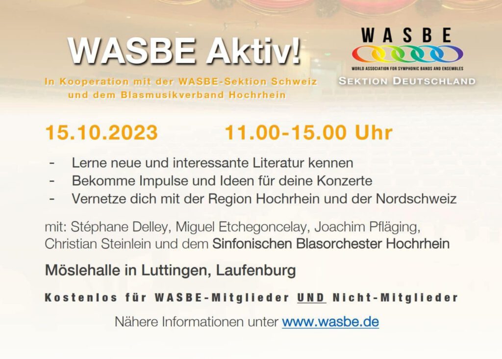 WASBE aktiv Workshop