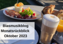 Blasmusikblog Monatsrückblick Oktober 2023