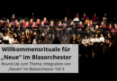 Willkommensrituale für „Neue“ im Blasorchester