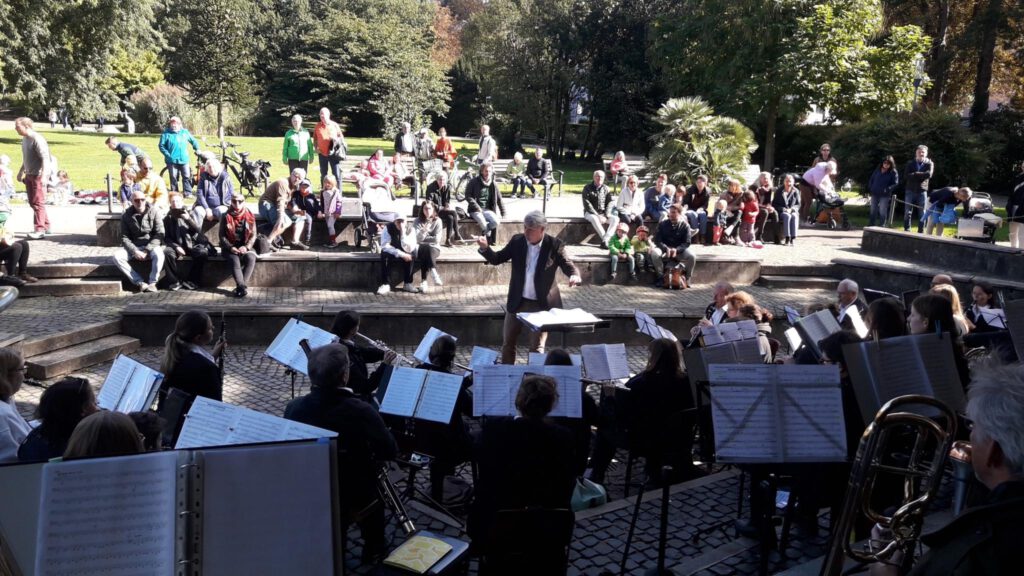 Freiburger Blasorchester im Stadtgarten