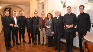 Studenten der Masterclass mit ihrem Dozenten Laszlo Marosi