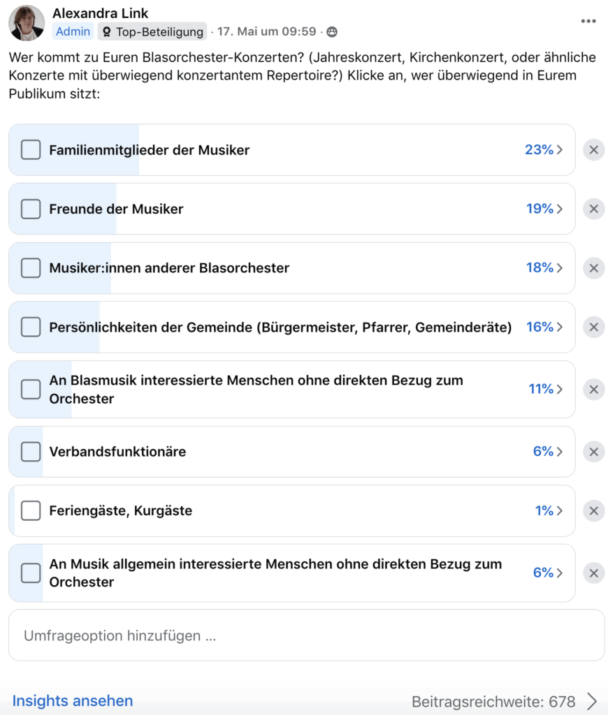 FB Unser Publikum