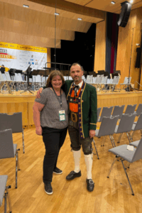 Alexandra Link (Blasmusikblog) & Helmut Schmid