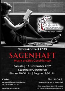 Gersthofener Blasharmoniker Konzert 2023