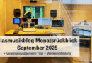 Blasmusikblog Monatsrückblick Septmber 2025