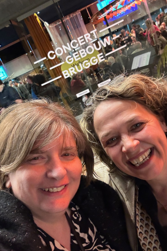 Große Wiedersehensfreude mit Hermanda de Haan...