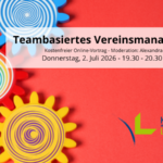 Online-Vortrag zum Teambasierten Vereinsmanagement - kostenfrei!