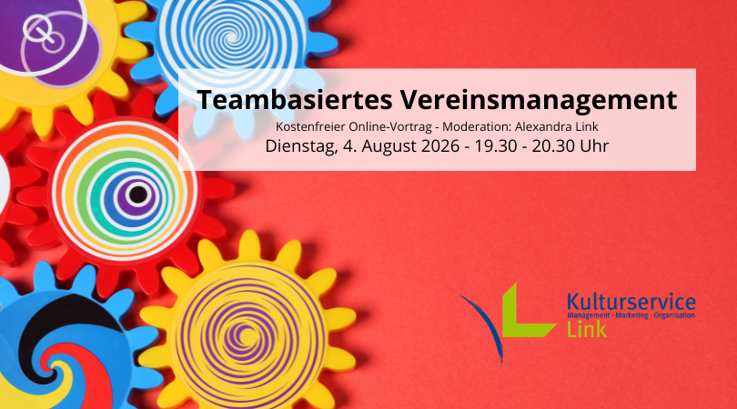 Online-Vortrag zum Teambasierten Vereinsmanagement - kostenfrei!