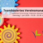 Online-Vortrag zum Teambasierten Vereinsmanagement - kostenfrei!